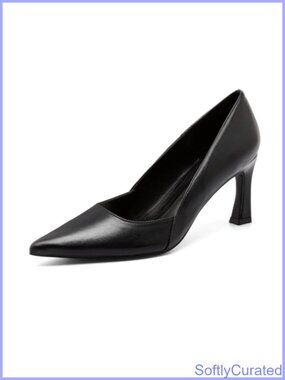 Women's Pointed Toe Kitten Heel Pumps 3IN Slip-On Heels